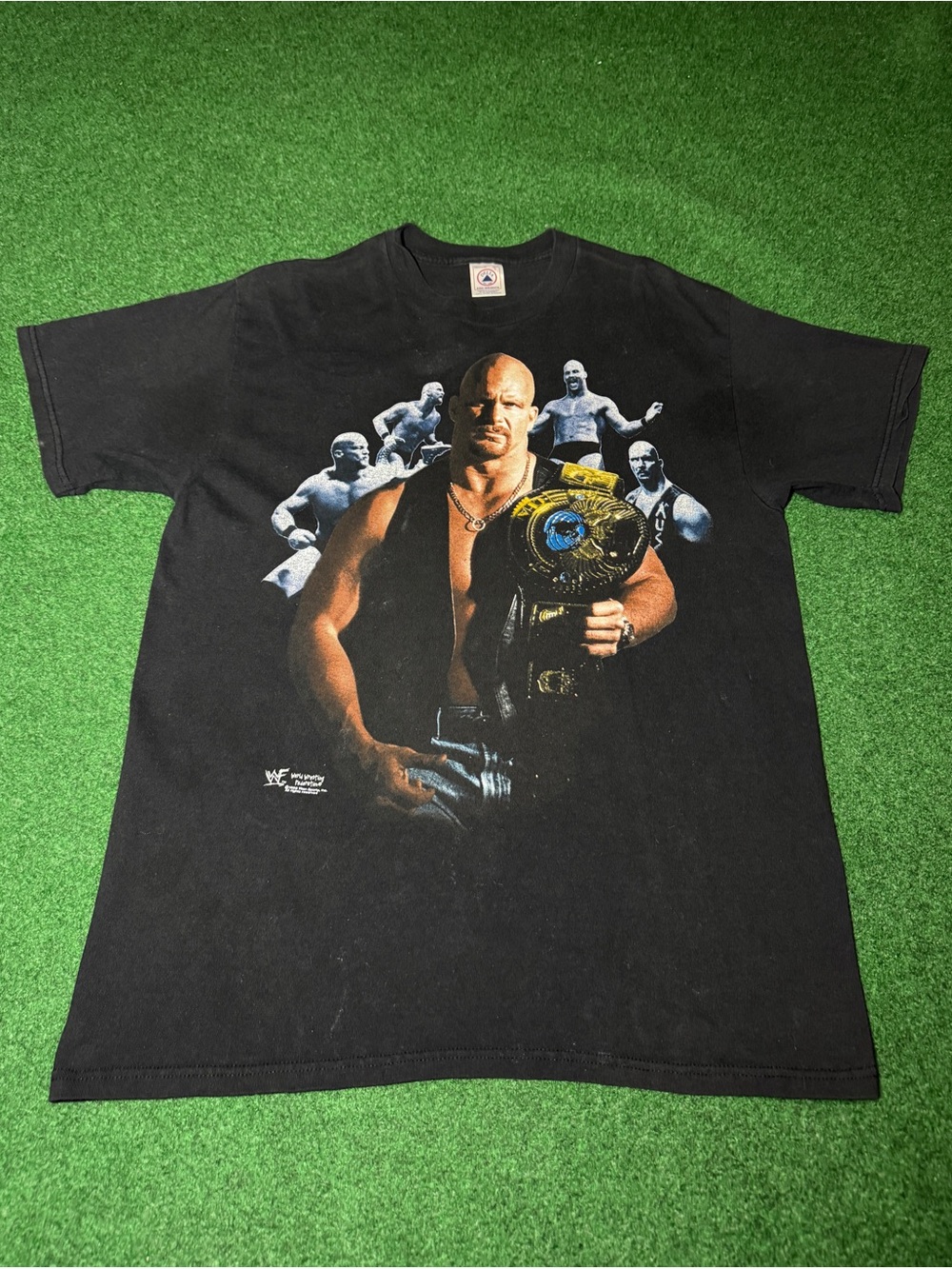 Stone Cold Vintage T Shirt 90s WWF Steve Austin Rules Large 90s Wrestling